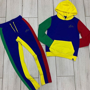 Vêtements de sport écologiques pour hommes, ensemble de jogging à capuche en polaire et à séchage rapide, deux pièces pour l'entraînement - Product Image 4