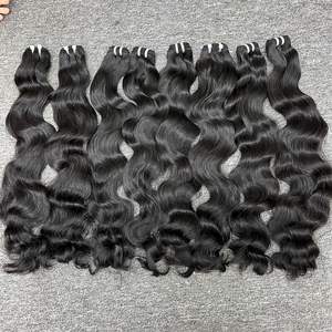 Top vente 2024 longue vierge droite pour dentelle perruque de cheveux humains vietnamiens non traités d'un seul donneur - Product Image 1