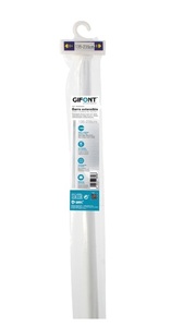 Bastone per tende dritto bianco estensibile da 135 a 235 cm. (GSC 404000006) - Product Image 1