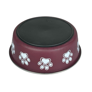 Bol portable pour animaux de compagnie plat bol pour animaux de compagnie en acier inoxydable Offre Spéciale bol pour animaux de compagnie isolé en acier inoxydable - Product Image 2