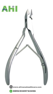 Pince à cuticules dentaire en acier inoxydable, poignée ergonomique manuelle, certifiée CE classe I - Product Image 3