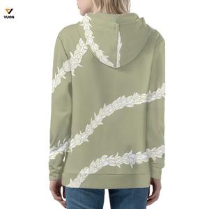 Sweat à capuche surdimensionné léger pour femme avec fermeture éclair complète et manteau décontracté à manches longues avec poches pour sweat-shirt - Product Image 4