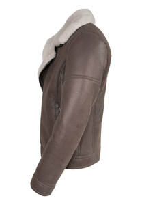 Chaqueta de Invierno para Hombre, Gruesa, de Piel de Oveja, con Cuello Redondo, Impermeable, de Secado Rápido, Estilo Casual de Negocios - Product Image 4