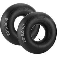 AZIEMARS Lot de 2 chambres à air en EPDM pour VTT/Quad/Quadricycle/Karting/Baja Warrior/Mini Moto/Tondeuse à gazon/Souffleuse à neige/Chariot de golf - Usage intensif