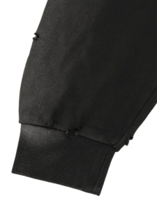 Sudadera con capucha personalizada recortada y cuadrada, sudadera con cremallera lavada con ácido, ropa de calle de algodón desgastado, fabricante de sudaderas con capucha extragrandes de peso pesado. - Product Image 4