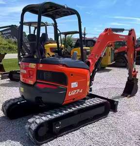 Precio de fábrica, miniexcavadora Kubota de 1 tonelada, 2 toneladas, diésel, hidráulica, microexcavadora sobre orugas, embolsadora para trabajos de movimiento de tierras - Product Image 6