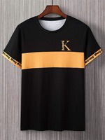 2025 venta al por mayor ropa de hombre Camiseta de gran tamaño de buena calidad 100% algodón Casual camisetas con estilo
