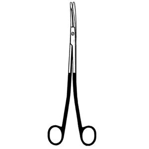 Ciseaux à septum Double Action TC Longueur coudée 20Cm Ciseaux à RHYTIDECTOMIE Instruments chirurgicaux en acier inoxydable - Product Image 1