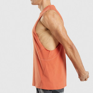 Quick Dry Plus Size Breathable Comfortable <b>Men</b> <b>Singlet</b> 100% Cotton Gym Athletic Vests Training <b>Singlets</b> - Product Image 3