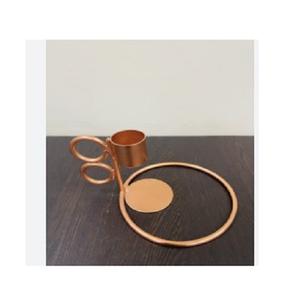 Gold Finished <b>Hammered</b> Metal Candle <b>Holder</b> Set of Two Wholesale Handmade Stylish Indian Brass Plated Metal Candle <b>Holder</b> - Product Image 5