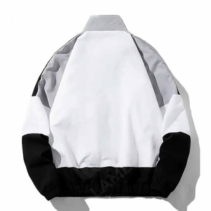 Chaquetas Cortavientos con Logotipo Personalizado OEM, Chaquetas Deportivas para Hombre, Chaqueta Cortavientos con Cremallera Completa, Chaqueta Cortavientos Estadounidense para Hombre, Sudadera con Capucha 100% Algodón - Product Image 2