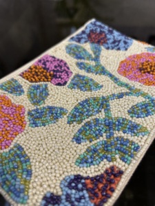 Sac à main moderne d'art abstrait pour les jeunes dames coton portable écologique imperméable avec fermeture à bouton - Product Image 2