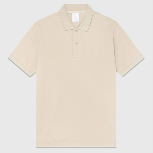 Camiseta Polo Lisa Personalizada de Manga Corta para Hombre, Algodón Transpirable, Corte Clásico, Informal, para Golf, Trabajo, Uniforme - Product Image 1