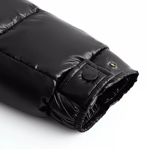 Unisex Winter Puffer Jacket Customized Shiny Quilted American Style Warm Windbreaker <b>Bubble</b> <b>Coats</b> Formal and Comfortable - Product Image 5