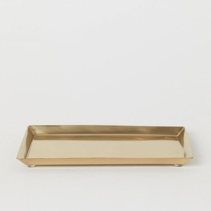 Bandeja de servicio de metal con logotipo personalizado al por mayor, éxito de ventas para el hogar, decoración de hotel y restaurante, artículos para bebidas y bandeja decorativa - Product Image 6