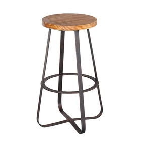 Tabouret de bar de luxe en métal, table basse fantaisie pour bureau maison restaurant salon décoration de jardin vente en gros - Product Image 1