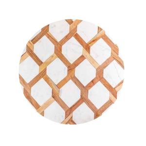 Classic Wooden Coasters with Hand Carved Walnut Pattern Set of Elegant <b>Table</b> <b>Protectors</b> - Product Image 2