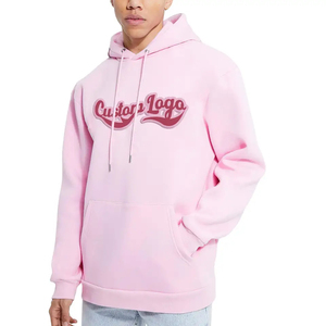 Haute qualité couleur unie bonne qualité hommes Streetwear lavage à l'acide à capuche sweat à capuche imprimé mode surdimensionné sweat à capuche imprimé personnalisé - Product Image 6