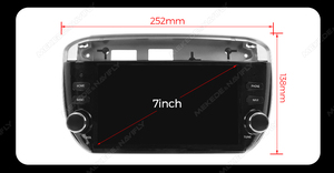 MEKEDE Audio Coche Pantalla Carro Car Navigation 360 Audio Stéréo Car-play Multimédia pour <span class=keywords><strong>Fiat</strong></span> Linea <span class=keywords><strong>Punto</strong></span> <span class=keywords><strong>EVO</strong></span> 2012-2015 - Product Image 2