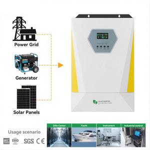 Inverter Surya Harga Pabrik 6.2kw 3.6kw 24V 48V Gelombang Sinus Murni Off Grid Hybrid Inverter Surya Tenaga Surya dengan <span class=keywords><strong>Mppt</strong></span> - Product Image 4