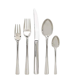 Juego de Cubiertos de Metal seguro para alimentos de nuevo diseño con juegos de cubiertos con mango de latón dorado para el hogar y vajilla de Hotel Color dorado - Product Image 4