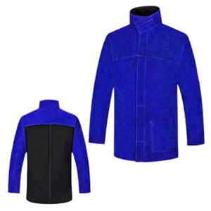 Chaqueta de soldadura de diseño ligero y cómodo de algodón ignífugo para la fabricación de ropa protectora de cuero duradera - Product Image 6