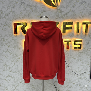 Sweat à capuche à fermeture éclair avec étiquette personnalisée de haute qualité, prix de gros, imprimé en relief, fabriqué en usine, prix bas, sweat à capuche pour hommes, sweat à capuche pour hommes - Product Image 2