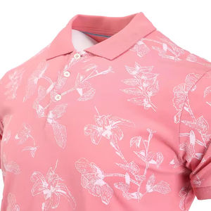 Hombres de alta calidad para Polo con manga corta transpirable Casual Color sólido desgaste al por mayor - Product Image 5