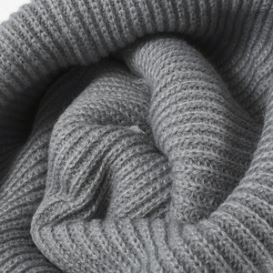 Top Selling Fashion Wool Hat Pure Color Man Woman Winter Autumn Knitted Warm Beanie Customized Logo Badge - Product Image 4