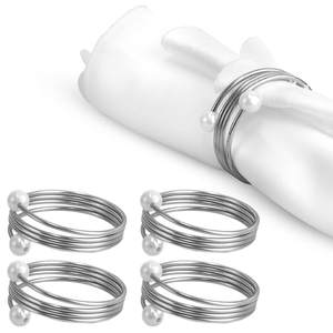 ห่วงใส่ผ้าเช็ดปากทำจากเหล็กแม่พิมพ์ลวดกระดาษเช็ดปากใช้ในงานแต่งงานงานปาร์ตี้ - Product Image 1