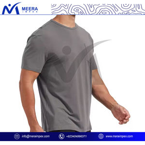 Camiseta de hombre al por mayor | Tejido ligero y suave | Ropa de verano transpirable | Marca personalizada | Variedad de colores - Product Image 3