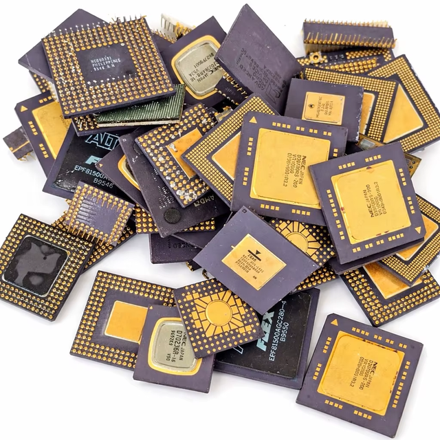 Wholesale Recyclable Ceramic CPU Scrap HMS Grade Electronic Chips for Metal Recovery