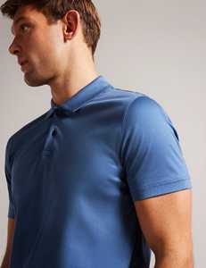 Polo de lujo para hombre, Color sólido, elegante, elegante, estilo informal, transpirable, que absorbe la humedad, ligero, moda de verano, proveedor OEM - Product Image 3