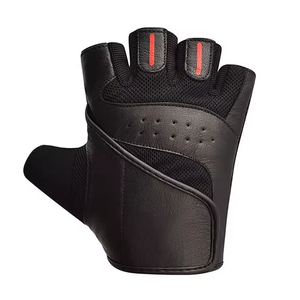 Guantes de entrenamiento de nailon de medio dedo con logotipo personalizado Guantes de entrenamiento de neopreno para levantamiento de pesas para uso en gimnasio Deportes - Product Image 5