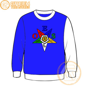 Commande personnalisée de l'étoile de l'Est sweat-shirt brodé en molleton de coton pull de haute qualité vêtements grecs OES sweat-shirts - Product Image 6