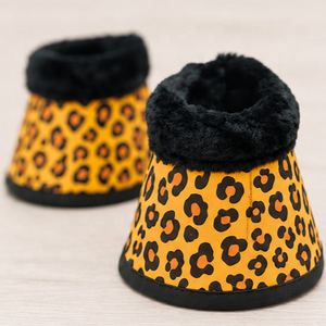 รองเท้าบูทกันกระแทกสำหรับม้าลายพิมพ์ลายเสือดาวแบบซับลิเมชั่น ขายดี - Product Image 3
