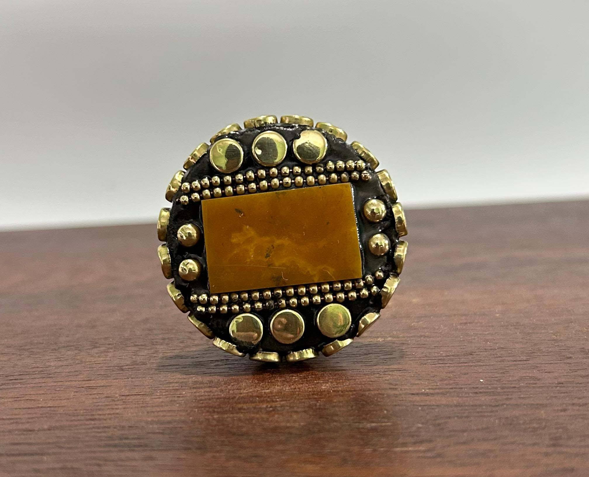 Brass and Wood Resin