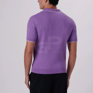 Camisa Moderna con Cuello Johnny para Uso Diario, con Corte Entallado, Material Ligero y Diseño Moderno - Product Image 4