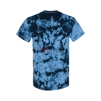 Kaos Pria Tie Dye 2025 Kerah Bulat Lengan Pendek Logo Custom Cetak Digital 100% Serat Bambu Anti-susut Musim Panas Semi