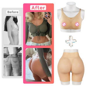 Costumes de mise en forme du corps pour femmes Seins et rehausseur de fesses en silicone Coussinets d'amélioration de 1.2 cm pour les courbes Bountifl Femme africaine - Product Image 5