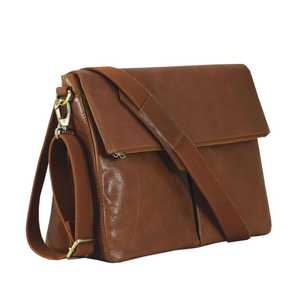 Bolso con solapa de cuero Vintage marrón oscuro hecho a mano de alta calidad, proveedor indio superior, fabricante Saman Exports - Product Image 3