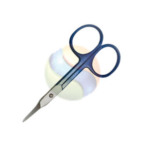 Tijeras para Cutículas de Salón de Belleza Elite, Punta de Flecha Súper Afilada, Diseño Multicolor, Tijeras Curvas de Lujo para Cutículas, Ultra Afiladas - Product Image 3