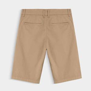 Pantalones cortos informales de algodón 100% al por mayor, pantalones cortos de entrenamiento transpirables de alta calidad, logotipo personalizado, holgados, patrón sólido, decoración media - Product Image 3