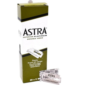 ใบมีดโกนหนวดแบบสองคม Astra Platinum 100 ใบ 20 x 5 - Product Image 2