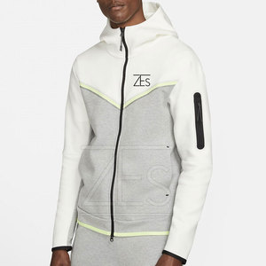 Sudaderas con capucha de lana duraderas personalizadas de Etiqueta Privada, sudaderas con capucha de lana básicas de precio de fábrica hechas a medida para hombres - Product Image 2