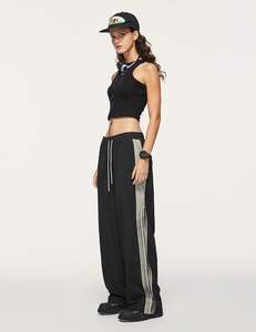 กางเกงทรงหลวมสำหรับ Y2K ชายและหญิง, กางเกงแฟชั่นทรงหลวมมีกระเป๋า - Product Image 2