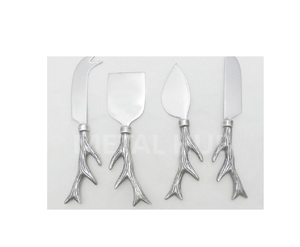 Herramientas decorativas para queso, juego de cuchillos de acero inoxidable con diseño de mango único hecho a mano, cuchillas esparcidoras de queso, precio barato - Product Image 1