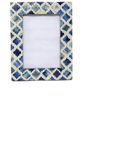 Marco de fotos con incrustaciones de resina de hueso de madera hermoso hecho a mano de la mejor calidad, arte decorativo indio pulido personalizado - Product Image 5