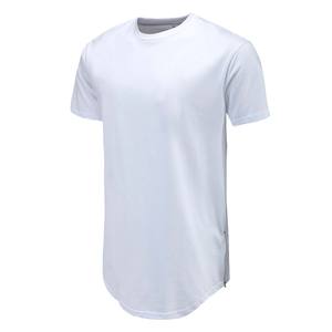 Camiseta de Manga Corta para Hombre, Cuello Redondo, Mezcla de Algodón, Transpirable, con Cierre de Cremallera, Color Sólido, Personalizable con Logotipo OEM - Product Image 4