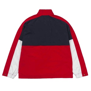 Customized Printed Canvas Lining Plus Size 100% Polyester Quick Dry Color Block Stand Collar Windbreaker <b>Jackets</b> Breathable - Product Image 2